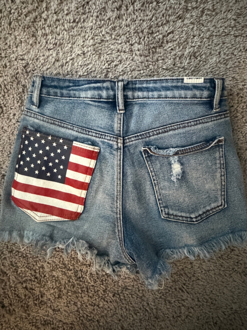 Almost Famous American flag shorts